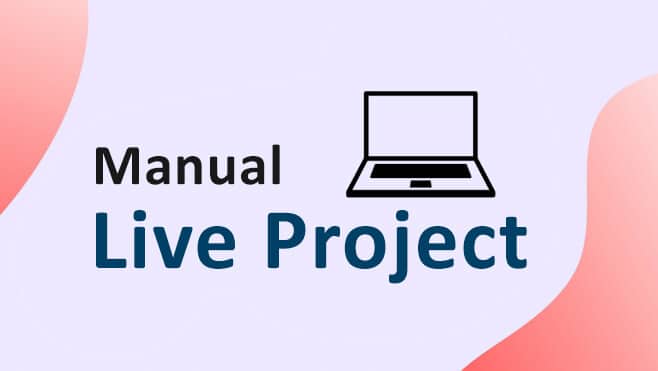 Manual Live Project | Online Training | Classroom | Virtual Classes